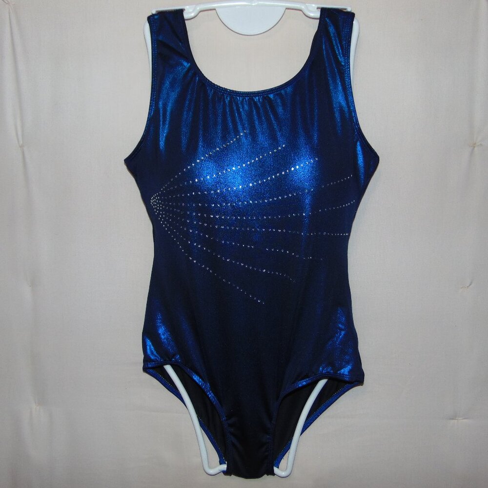 ZKQL Blue Starbust Leotard S